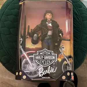 Barbie Harley-Davidson Doll with Black and Blue Outfit